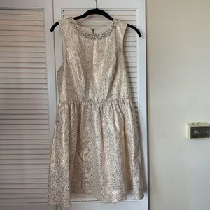 Urban Outfitters - White & Gold Dress
